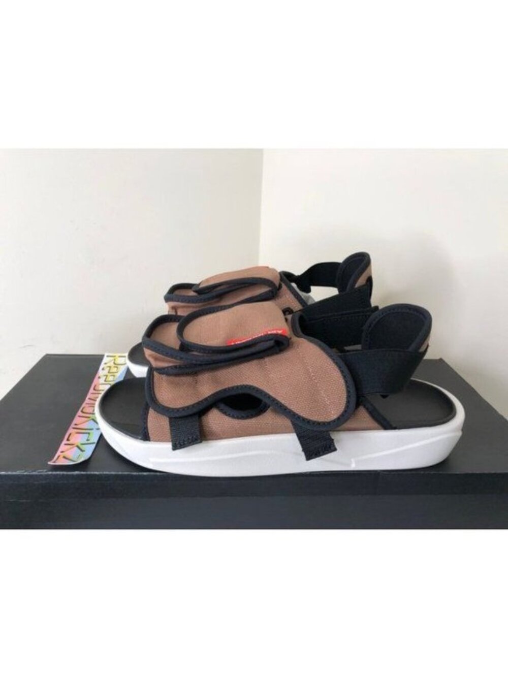 Jordan LS Slide Archaeo Brown mens 12us